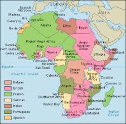 European Countries control all of Africa