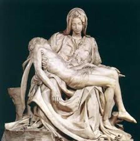 Michelangelo sculpted the Pieta.