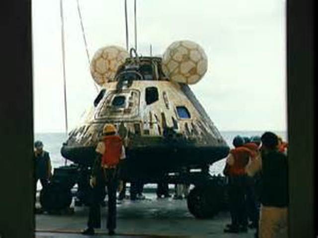 Crew reaches earth safely