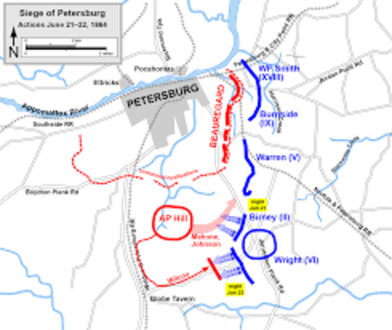 Battle at Petersurg