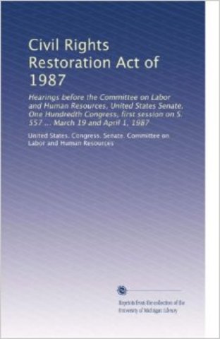 Civil Rights Restoration Act
