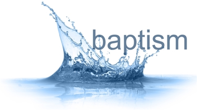 Getting baptized