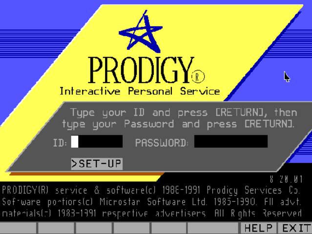 Prodigy gave access to information - news, weather, stocks, etc.