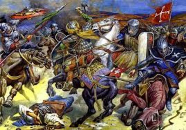 The First Crusade captures Jerusalem from the Muslims