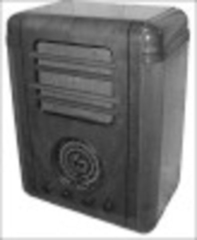 a smallish valve radio