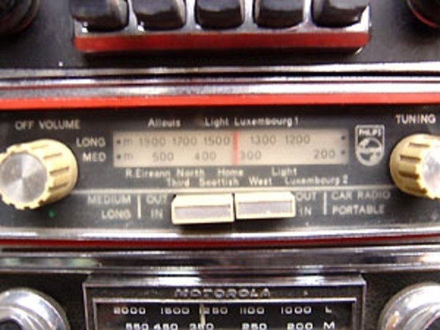 transistor car radio.