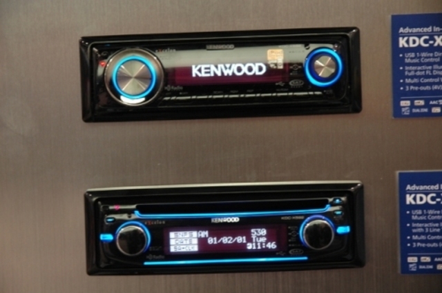 car radio with CD player.