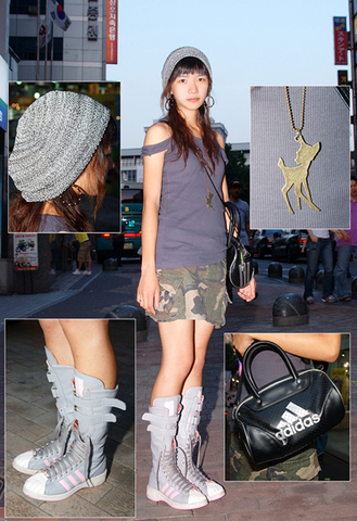 A perfect grunge chick look