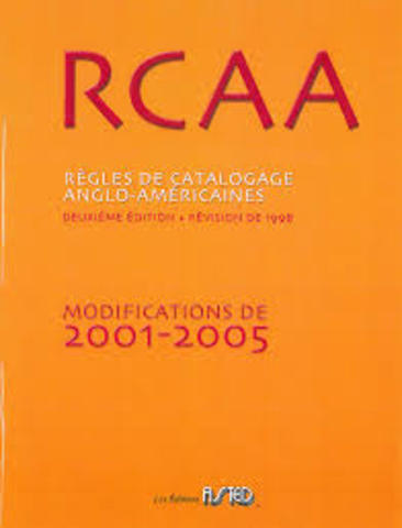Reglas de Catalogación Anglo-Americanas (1ª ed.)