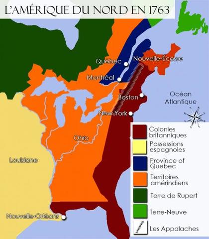 L'amérique du Nord après la guerre de Sept Ans