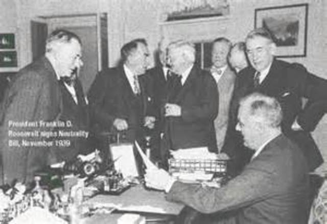 Neutrality Acts passed in US