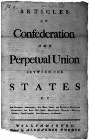 Articles of Confederation are ratified
