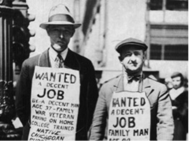 Beginning of the Great Depression