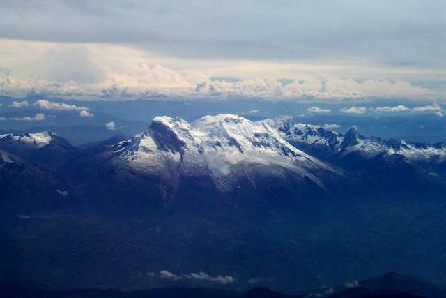 Mark and his group start climbing Huascaran in Peru