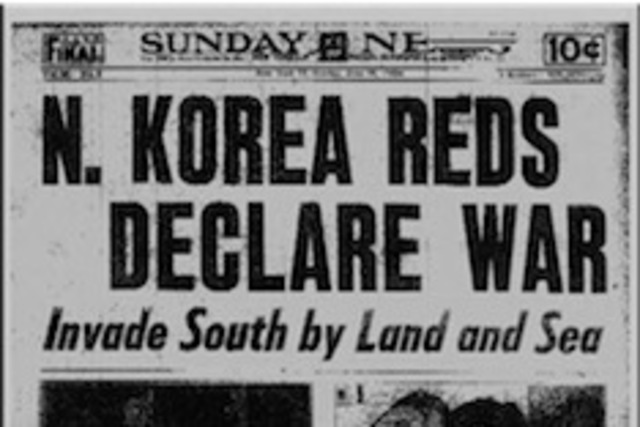 Beginning of the Korean War