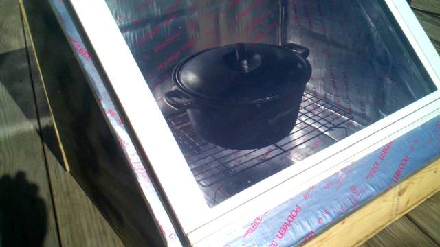 First Solar Oven