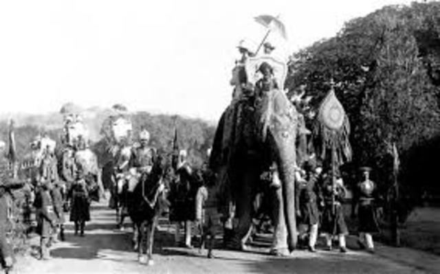 The British Raj begins