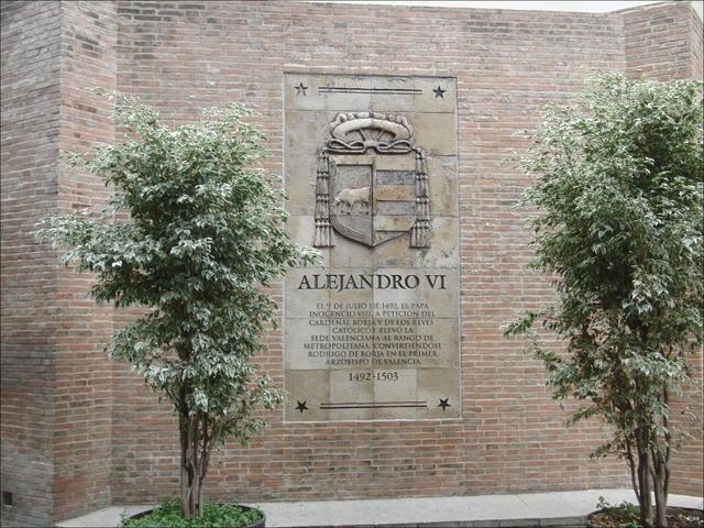 Rodrigo Firma dedicatoria de la Catedral de Valencia a la Virgen Maria