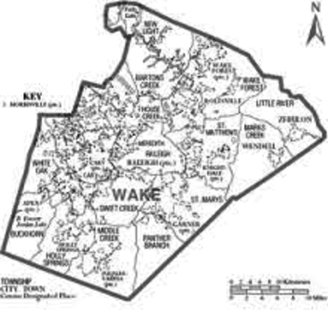 Wake County formed