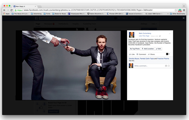 Facebook gets big investors.