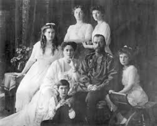 Czar Nicholas II abdicates the throne.