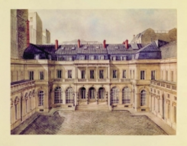 Jacob M.R. establece el banco Rothschild Freres en Paris, Francia.