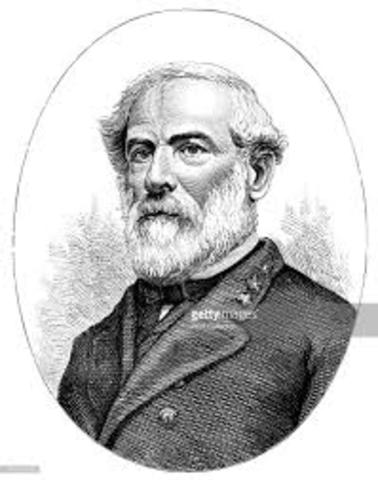 Gen. Robert E. Lee is given command of the Army of Northern Virginia