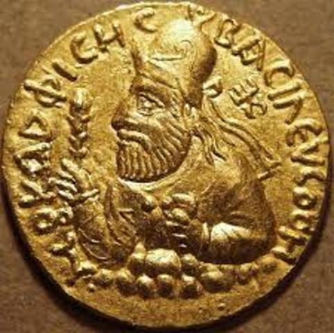 The Indian Gupta Empire is destroyed by White Huns