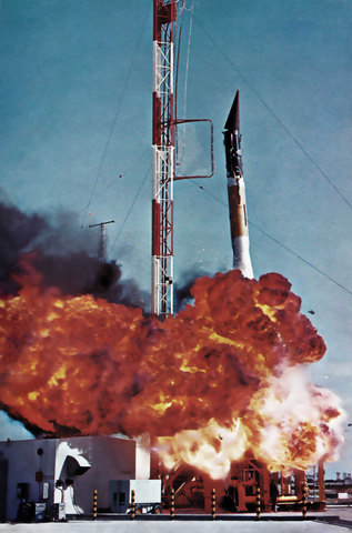 First attempt to launch satellite.