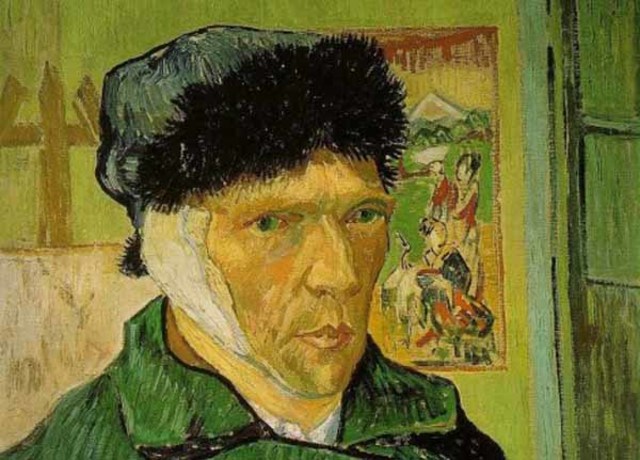Van Gogh cut off his ear.