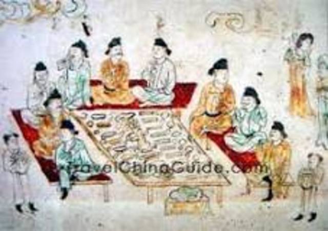 The Tang Dynasty rules China