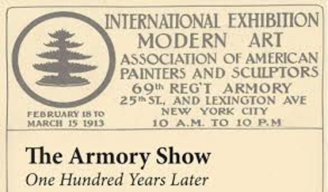 Armory show of modern art held in New York City ART/OTHER