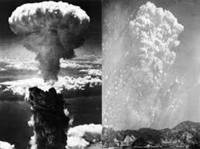 Dropping of the atomic bombs