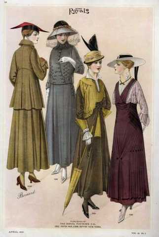 Moda de los 1910