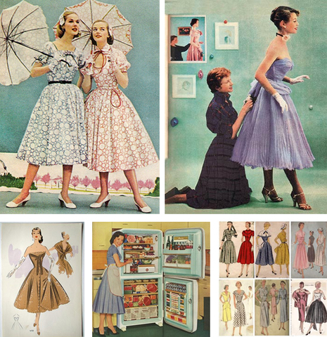Moda de los 1950