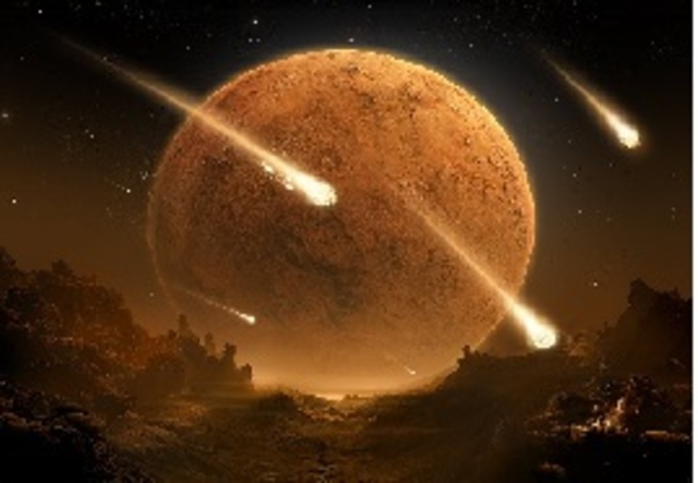 Lluvia de meteoritos