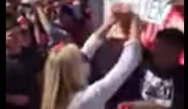 Trump Supporters Harass Immigration Protesters In Iowa