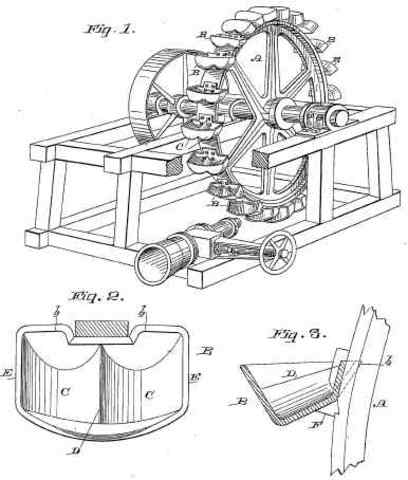 The first industrial use of hydropower to generate electricity