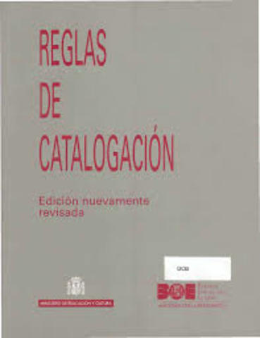 CONFORMACION DE REGLAS O CODIGOS DE CATALOGACIÓN