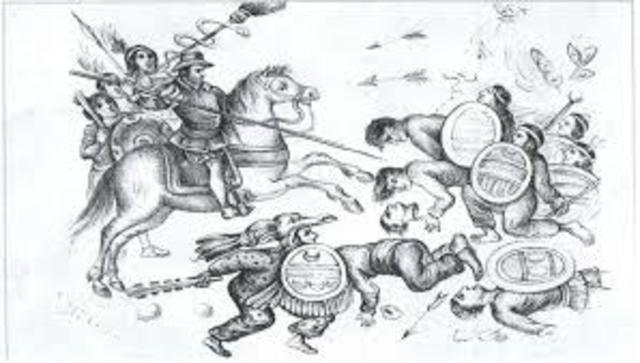 Conquista de Tenochtitlan de los Españoles