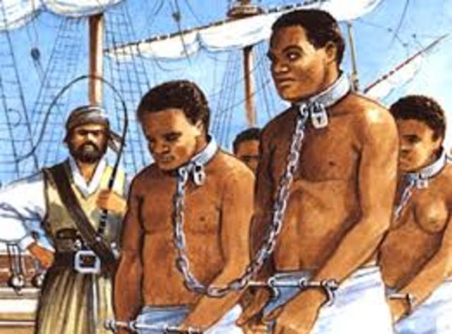 Llegan a America los primeros esclavos Africanos