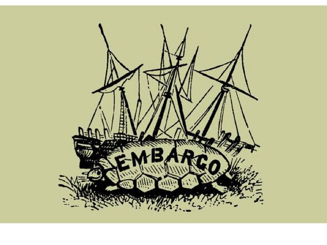 Jefferson passes the Embargo Act