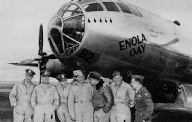 Dropping of the atomic bombs