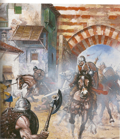 Rodrigo enfrento a los saqueadores de Toledo