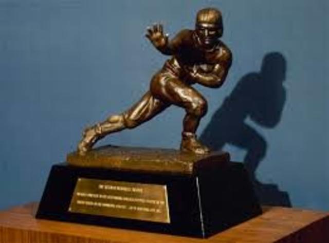 First Heisman Trophy