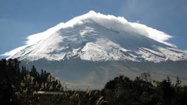 Mark and his team begin to summit a mountain inside of Ecuador