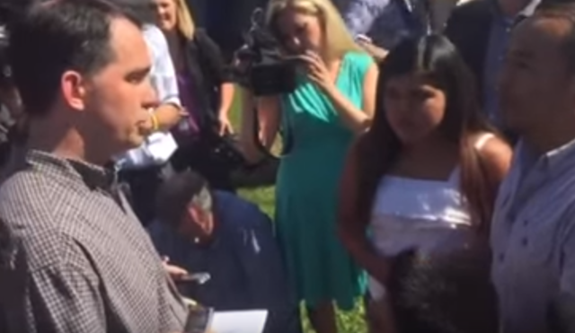 Scott Walker is Confronted About His Opposition to DAPA
