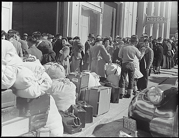 Relocation of Japanese Americans to camps