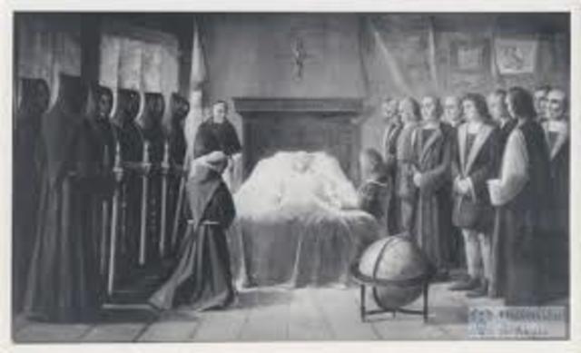 La muerte de Cristóbal Colón