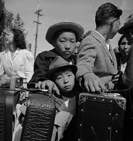 Japanese Americans are delocated.